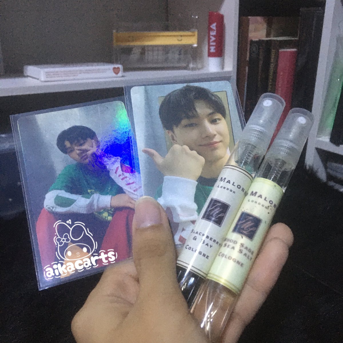 aikacarts's tweet photo. 💜🖤 #aikacarts_giveaway 🖤💜

JAY’S BIRTHDAY GIVEAWAY🥳💗

2 winners of jay’s photocard w/perfume

— mbf, like &amp; rt this tweet
— winners must be willing to pay pf &amp; sf 
— comment your fave pic of jay with “happy birthday jay”
— see alt for more info

ends on april 20

GOODLUCK! https://t.co/AnLq7BFAg7