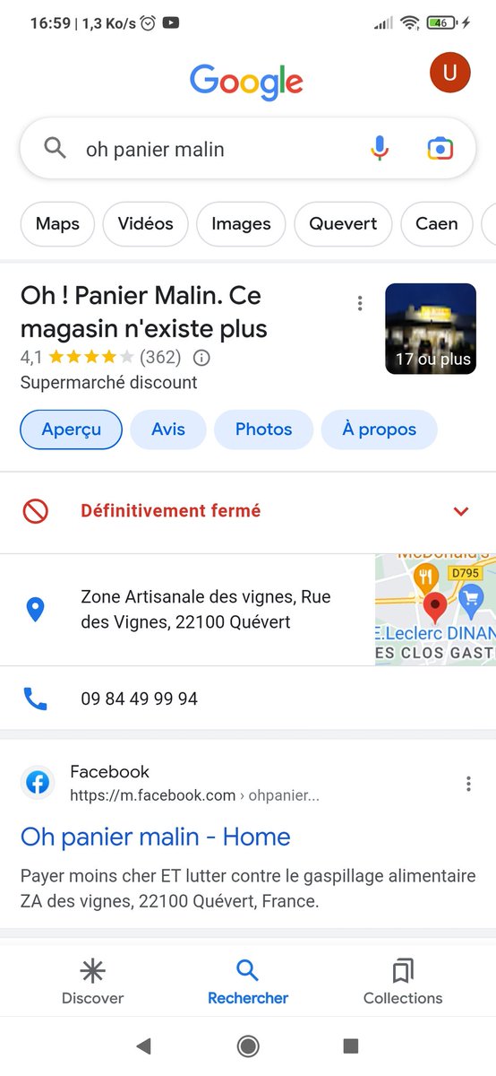 Cecile_Gallier's tweet photo. @TF1 super ce reportage sur un magasin qui n'existe déjà plus !!! #arnaque #fake https://t.co/Tl7COsgcAX