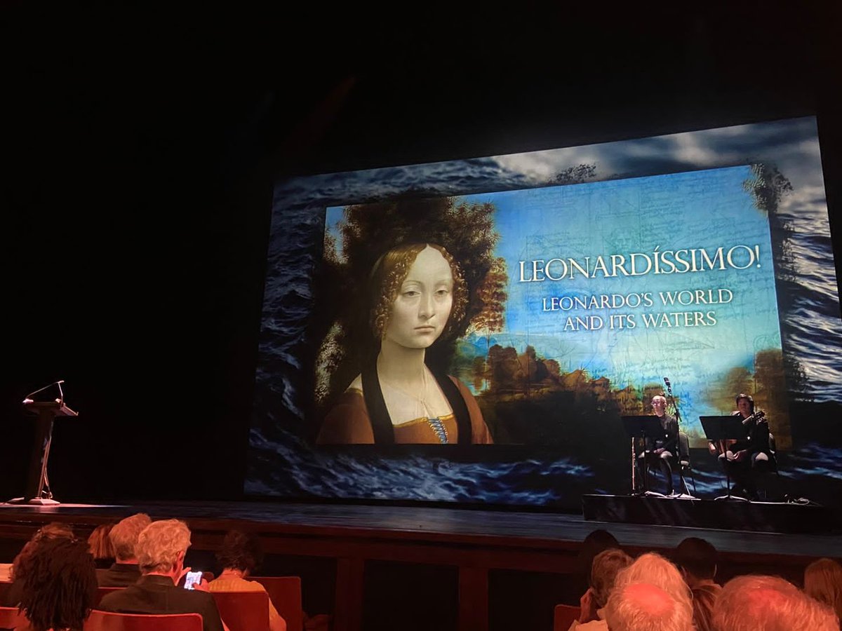 ItalyinUS's tweet photo. Leonardo da Vinci drew inspiration from the natural world, particularly water. 🇮🇹🌊 As part of RiverRun’s “FLOW” series, @kencen presented @KenBurns’ forthcoming documentary “LEONARDISSIMO!—Leonardo da Vinci’s World and Its Waters.” https://t.co/L6hNtLSRMQ