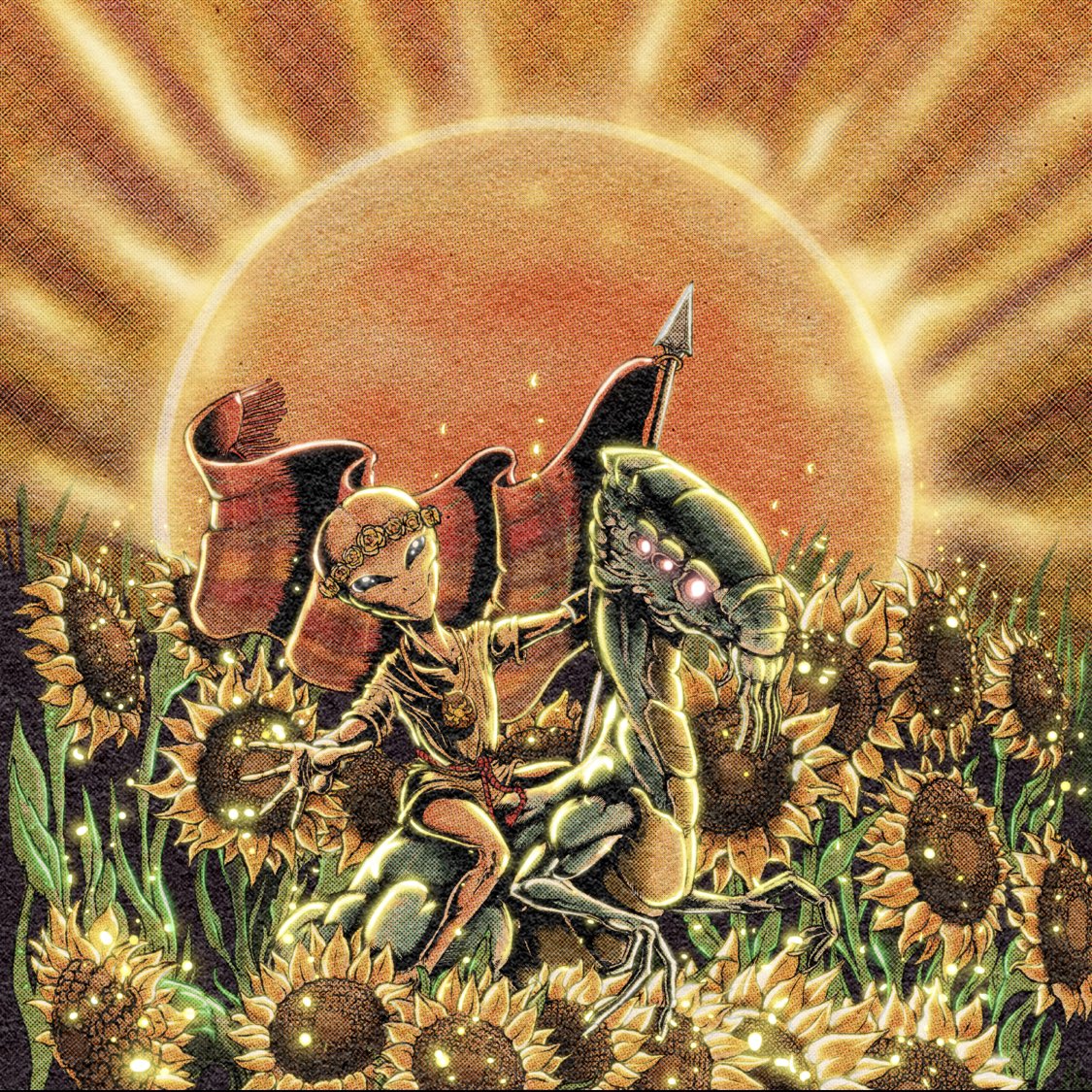 mustymagickNFT's tweet photo. Three more left in the Major arcana.  Because now The Sun is done.  This grail is up for 0.2  can you find the references to death and the Hierophant? Links below #NFT #nftcollector #nftart #NFTCommunity https://t.co/gdyR00LSwt