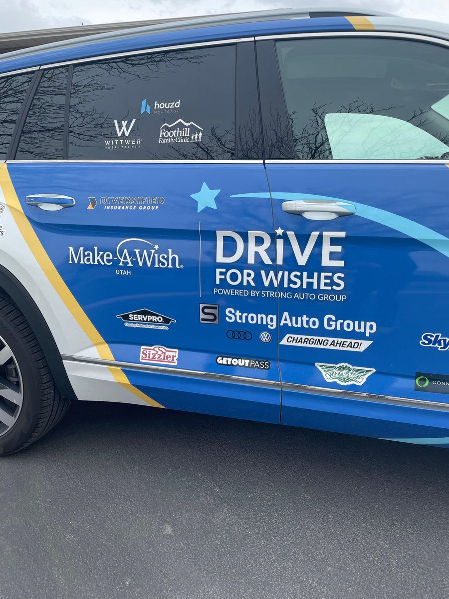 Driving hope, one wish at a time 🚗 Proud to sponsor the Make a Wish Drive for Wishes and support the incredible work of this organization 💙 Our team stands ready to make a difference, with the Servpro logo proudly on display 💪
