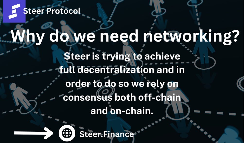 airstar027's tweet image. Steer is trying to achieve full decentralization is the need for networking 
#steerprotocol #Web3