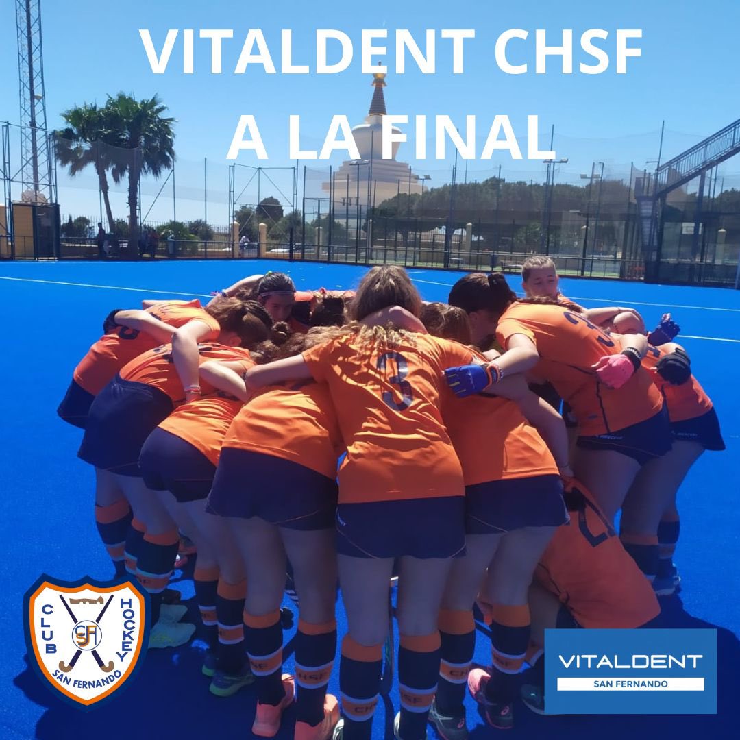 chsanfernando's tweet photo. Y mientras en Benalmádena (estrenando césped sintético), también en la final y ya clasificadas para el sector nacional. https://t.co/5RhaIROpob