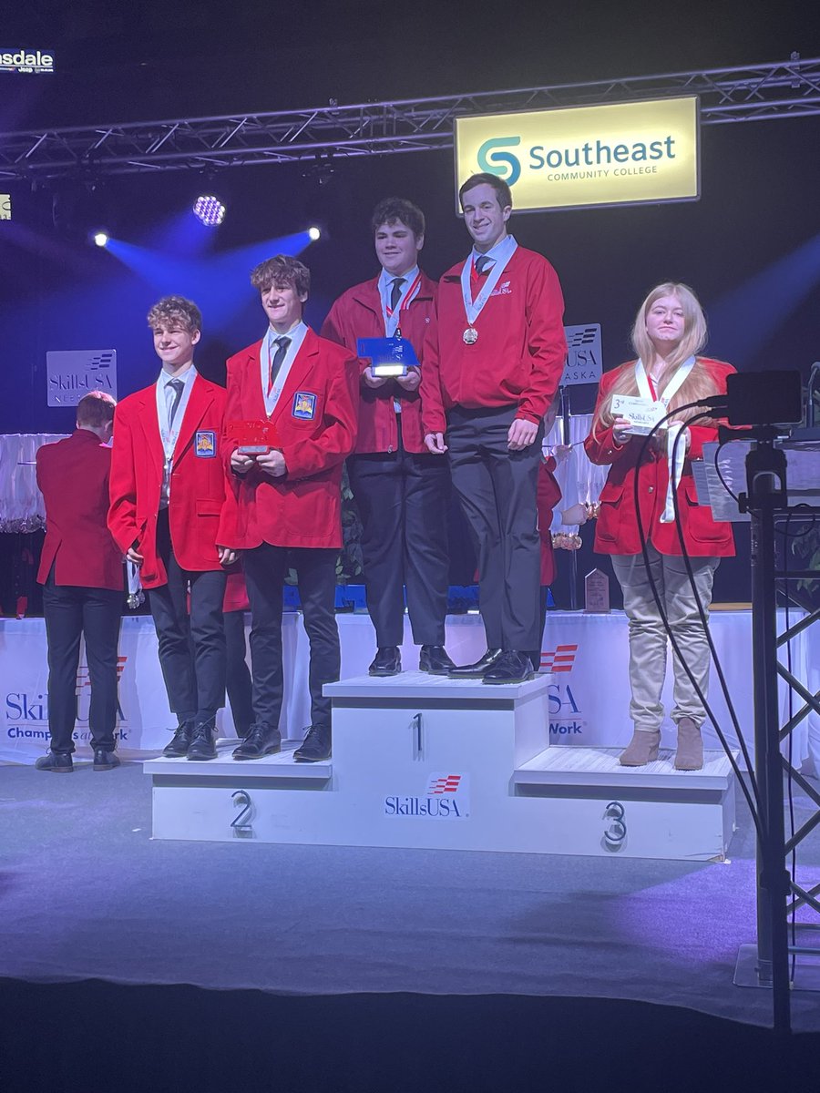 AuroraSkillsUSA's tweet photo. Audio/Radio State Champs! #aurorahuskies https://t.co/mjmUWGaCFg