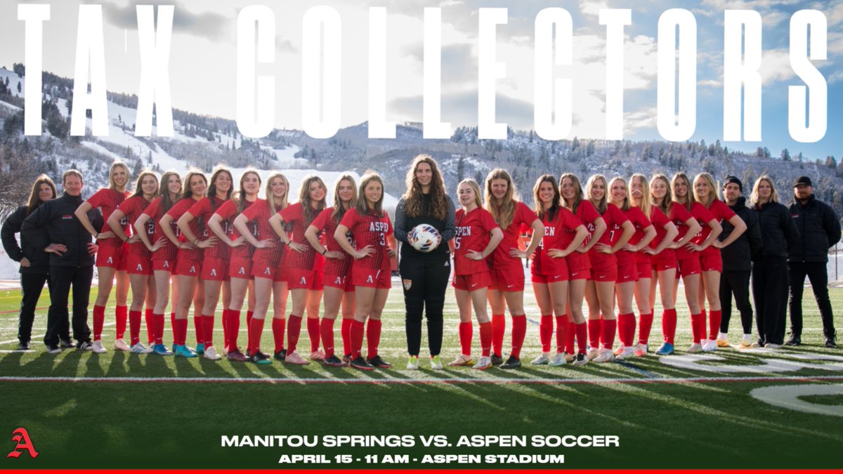 GAMEDAY
ASPEN SOCCER

vs. Manitou Springs
April 15
11 AM

We are all in this together.