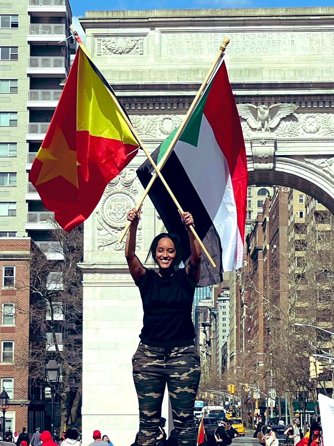 makeinjera's tweet photo. Standing in solidarity with the people of #Sudan. 🙏🏿 https://t.co/80zvseYqaV