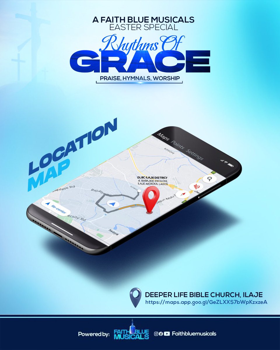 thebluemusicals's tweet photo. Here is how to get to Faithbluemusicals venuw tomorrow:  https://t.co/zrbIfdj12k

#FBMEasterSpecial
#RhythmsofGrace https://t.co/01NCiW2YoJ