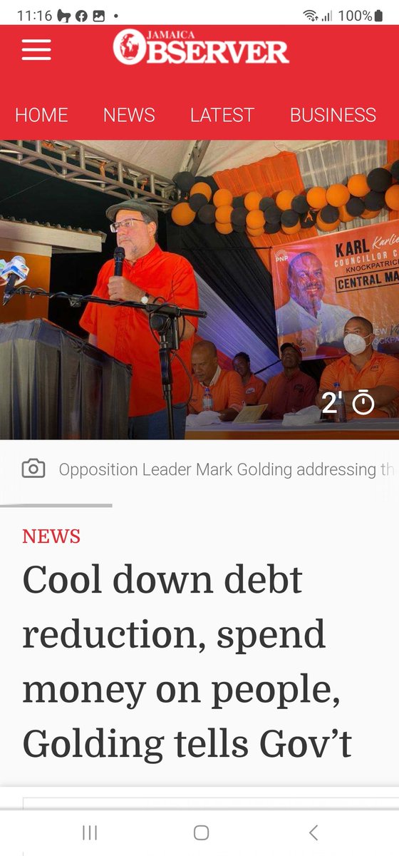 duttylaborite's tweet photo. THE BIGGEST OBSTRUCTION FOR JAMAICA TO BECOME A #DEBTFREE COUNTRY IS THE @JamaicaPNP I STAND RESOLUTE TO VOTE & PROTECT JAMAICA FOR THE KIDS NOW IN SCHOOL WHO DONT HAVE A VOTE THEY ARE DEPENDING ON US TO #VOTERESPONSIBLE TO BLOCK PEOPLE LIKE @MarkJGolding FROM GETTING TO OFFICE https://t.co/PWUkcOHdNW