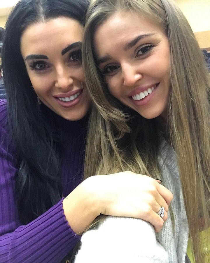 Weekend with friends ready to go to the mall