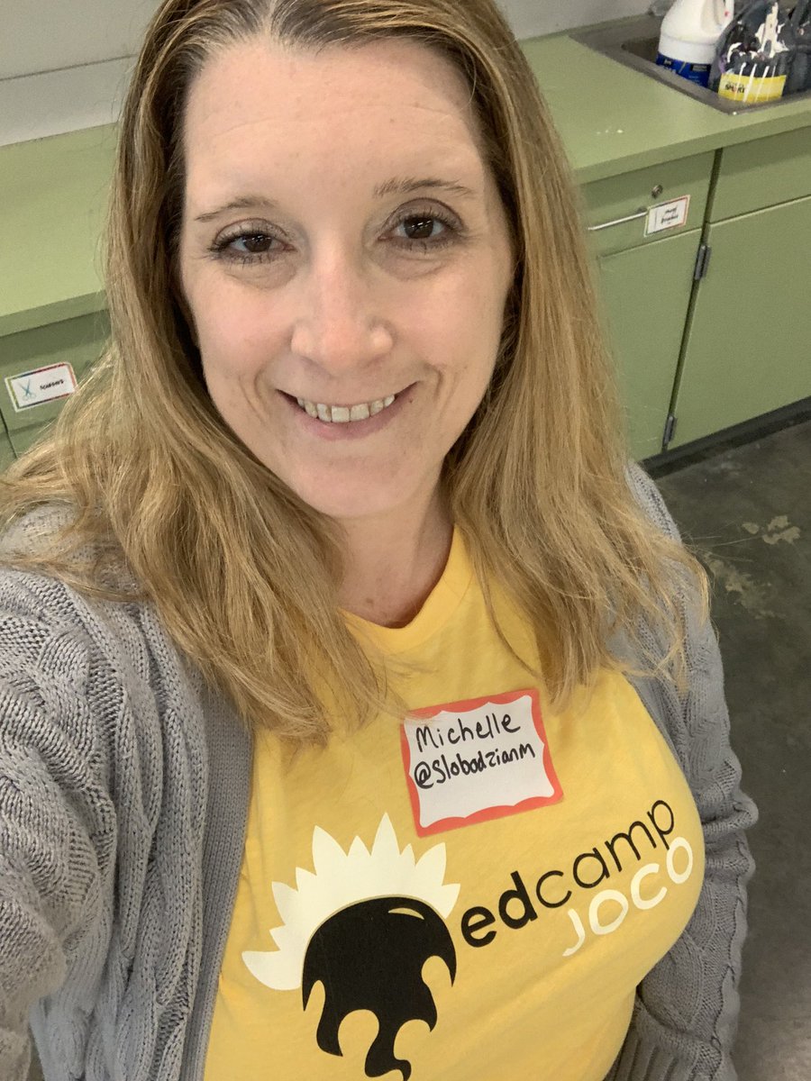 slobodzianm's tweet photo. I volunteered & attended Edcamp JOCO today! So far I have had great collaborative convos, met new T friends, saw old T friends, & have won a book! If you are a teacher, you should consider going to these! This is my 9th or 10th one…I’ve lost count. #edcampjoco @EdCampJOCOKS https://t.co/l6TLFUx9Ta