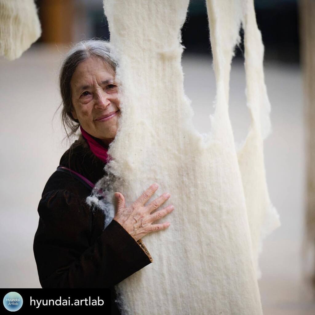 Posted <a href="/withregram/">Repost app</a> • @hyundai.artlab “I call my art ‘Arte Precario,’ precarious art. Precarious because it disappears.” – Cecilia Vicuña

In the final days of Cecilia Vicuña's installation for the Hyundai Commission, we feel gratitude for her revolutio… instagr.am/p/CrD5fH6Od1S/