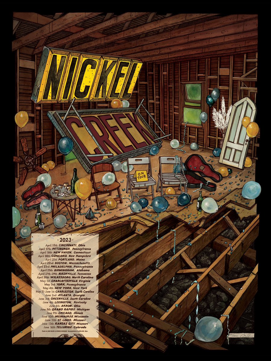 The spring leg of the Celebrants tour — our very first headline tour since 2014 — begins tonight!

Swing by the merch table to pick up the limited edition tour poster, designed and printed by our friends LANDLAND.