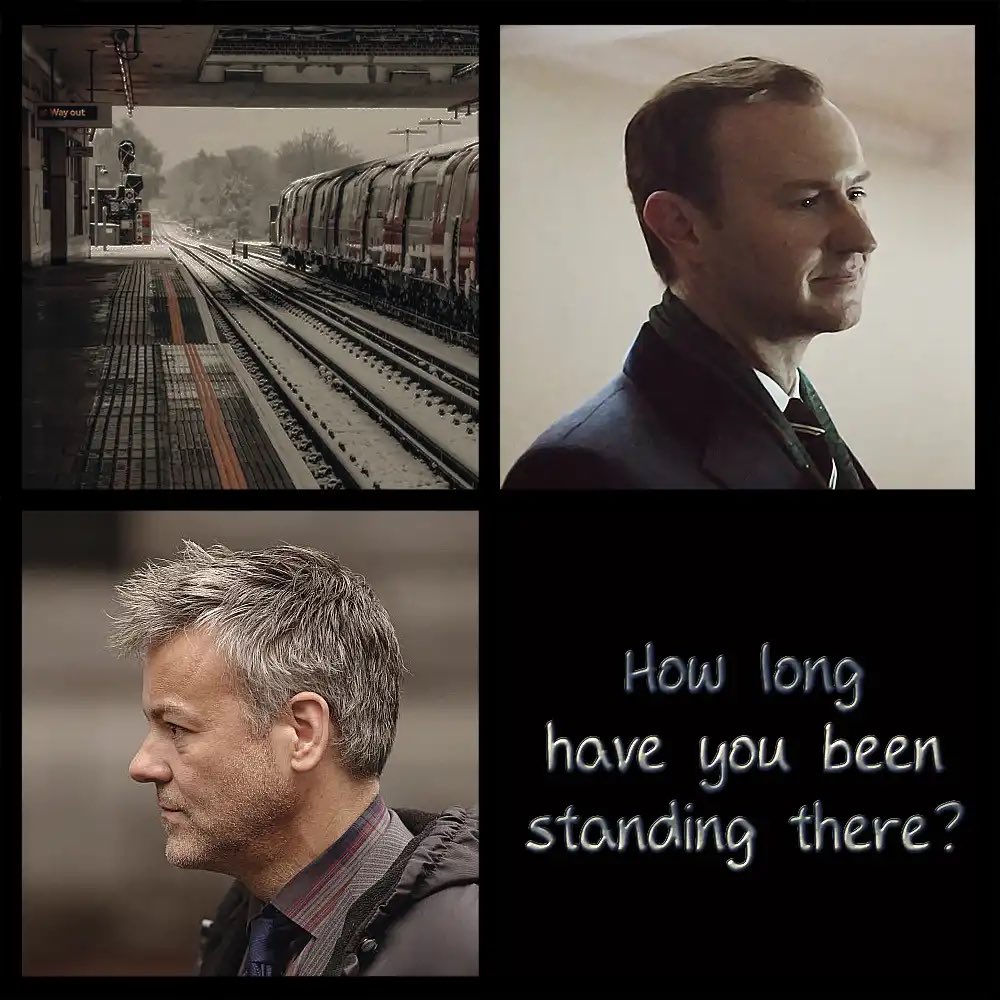 Mimisempai's tweet photo. How long have you been standing there? 
https://t.co/omkZR2LYkJ
Greg waits in the cold impatiently for Mycroft's delayed train, but no matter how long it takes, no matter what the conditions are, for Mycroft, he is willing to wait forever
#mystrade #mycroftholmes #greglestrade https://t.co/OY6TI5T7Oe