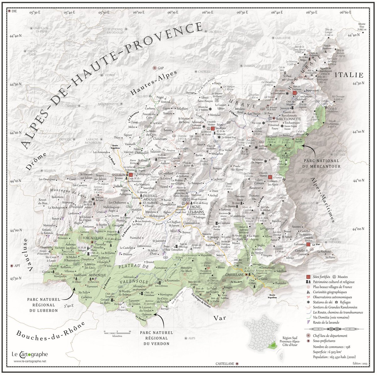 lecartographe's tweet photo. Voici la version finale (si si) de la carte des #AlpesDeHauteProvence qui va être imprimée lundi !
#LeCartographe #Poster https://t.co/Bv1WWUGkTX