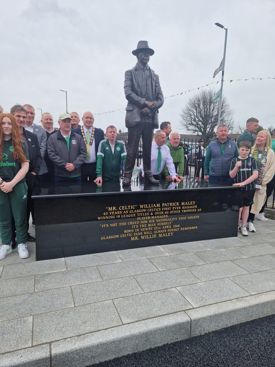 LiamMcCSC's tweet photo. Lovely tribute to Willie Maley 🍀 https://t.co/uhv08M7x6r