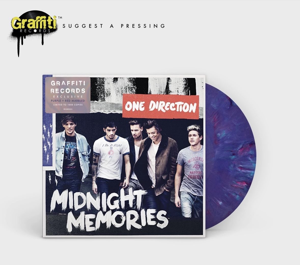 GraffitiRS's tweet image. Vote below for your favorite Suggest A Pressing of One Direction’s Midnight Memories: