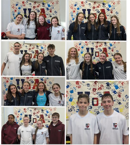 CultsOtters's tweet photo. A few photos from #SNAGS2023 of our Otters within the @UoAPS team. Maria, Lukas, Amber, Alana, George, Michael & Ollie joining our sister clubs @Dyceasc @bon_thistle #BridgeofDon & #BucksburnASC https://t.co/Yt9gZFdhpN