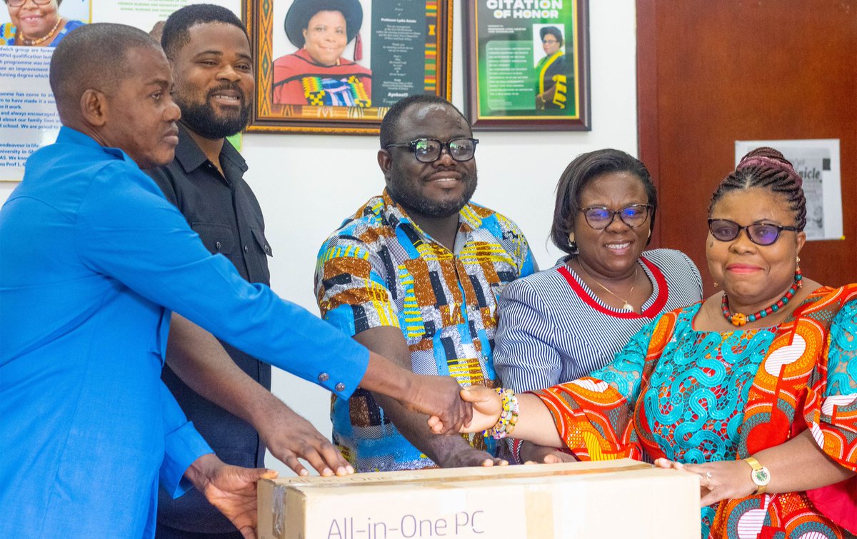 Following an appeal by the Vice Chancellor of UHAS (Professor Lydia Aziato) and a pledge myself, I have fulfilled the pledge by donating five(5) i5 all-in-one desktop computers to the University. 

The donation is my widow’s mite in assisting the young university.