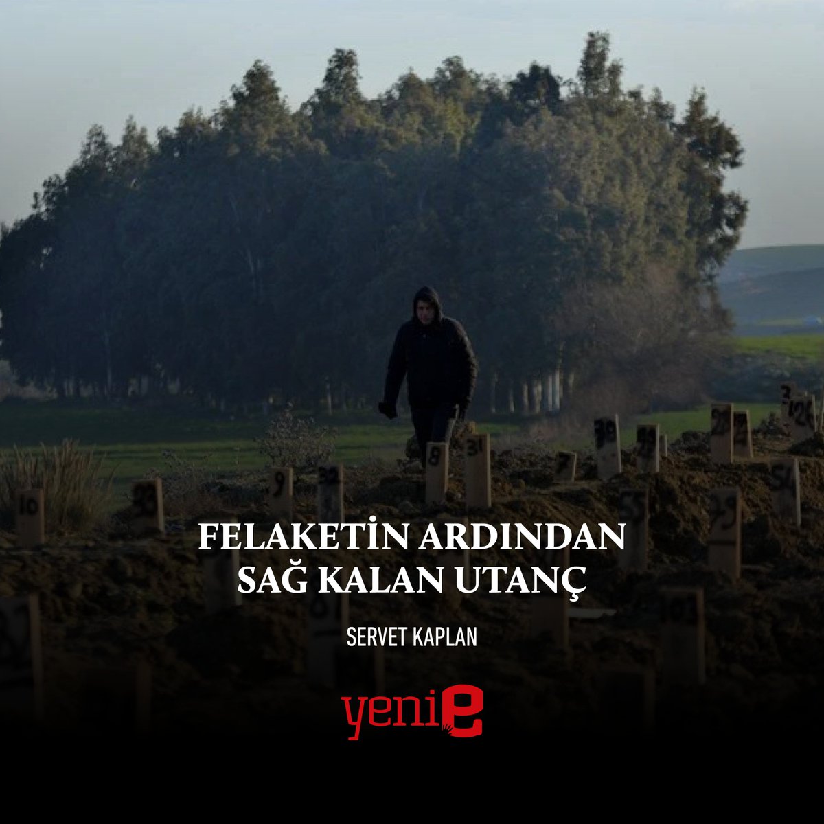 yeniedergisi's tweet photo. Servet Kaplan, Primo Levi'den Agamben'e, Levinas'tan Blanchot'a, oradan da Kafka'ya uzanan referanslarla ördüğü "Felaketin Ardından Sağ Kalan Utanç" başlıklı yazısında, depremin ardından yaygın biçimde hissedilen "utanç" duygusunu felsefi boyutuyla anlamaya çalışıyor. https://t.co/Ooy2wTzkY2