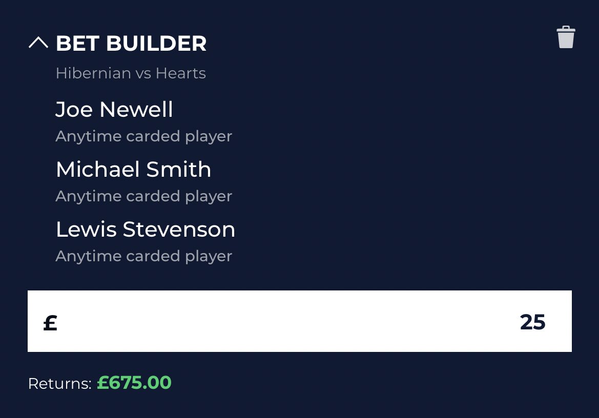 After a cracking #McBetBuilder up last week in the Old Firm Derby we will have a crack with a bookings treble today. Newell,Smith &amp; Stevenson to be carded. Pays about 26/1. If this comes in <a href="/McBookie/">McBookie</a> will give someone £675 in cash all you have to do is retweet this bet. 👊🏻