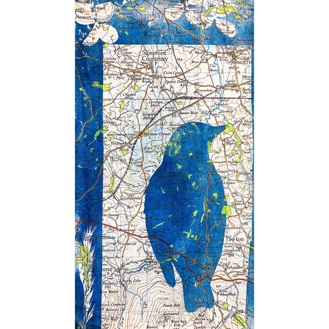 maverickart's tweet image. Bird on a map from 1941. If anyone wants this I will wing it to you in exchange for a £20 donation to #SaveSide campaign. I’ll sign it before I send it though :) crowdfunder.co.uk/p/saveside #cyanotype #AltProcess #Bird