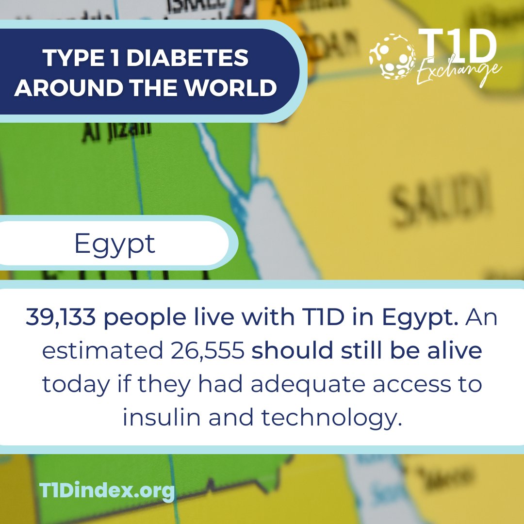 Nearly 9 million people across the globe live with type 1 diabetes — and millions still don't have adequate access to life-saving insulin and critical technology. Learn more country-by-country stats at hubs.ly/Q01Lx4bv0. #t1d #type1diabetes