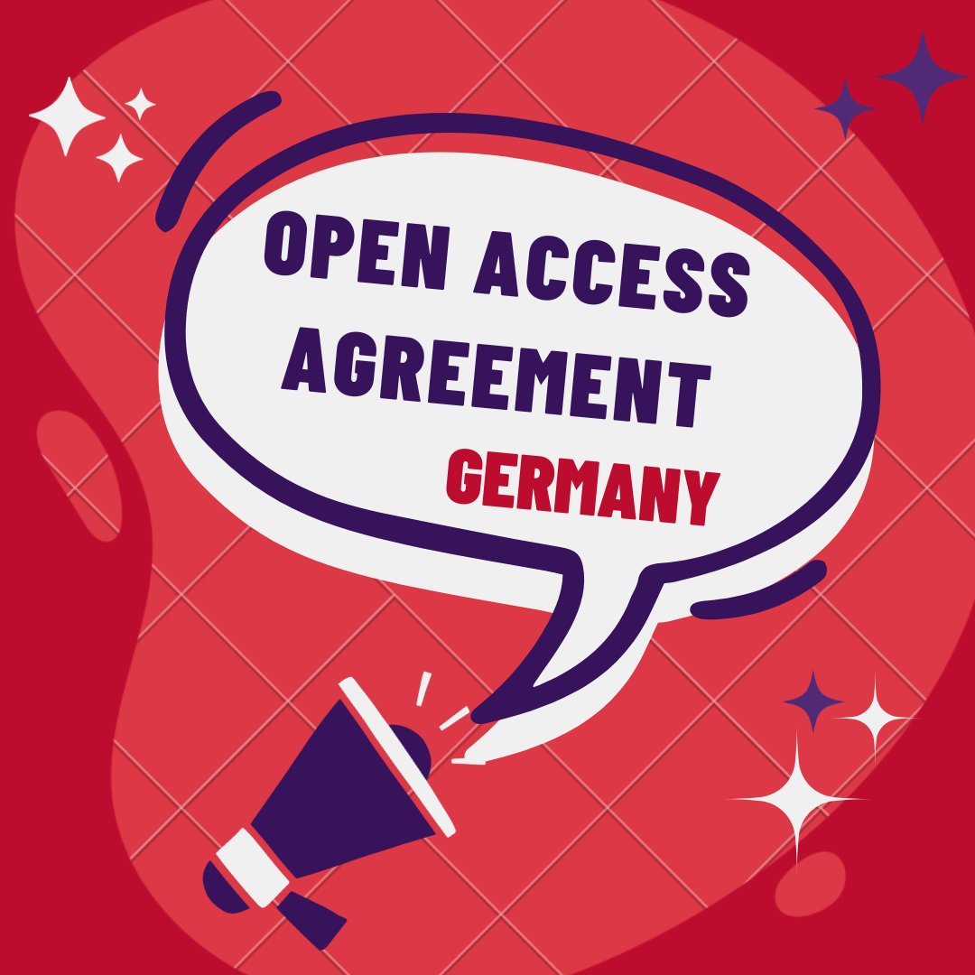 Are you a corresponding author based in Germany? 

Thanks to #ProjektDEAL, the APC for original papers, reviews + brief communications is covered! 

Check here if your institution is part of the #DEAL:
springernature.com/gp/open-resear…