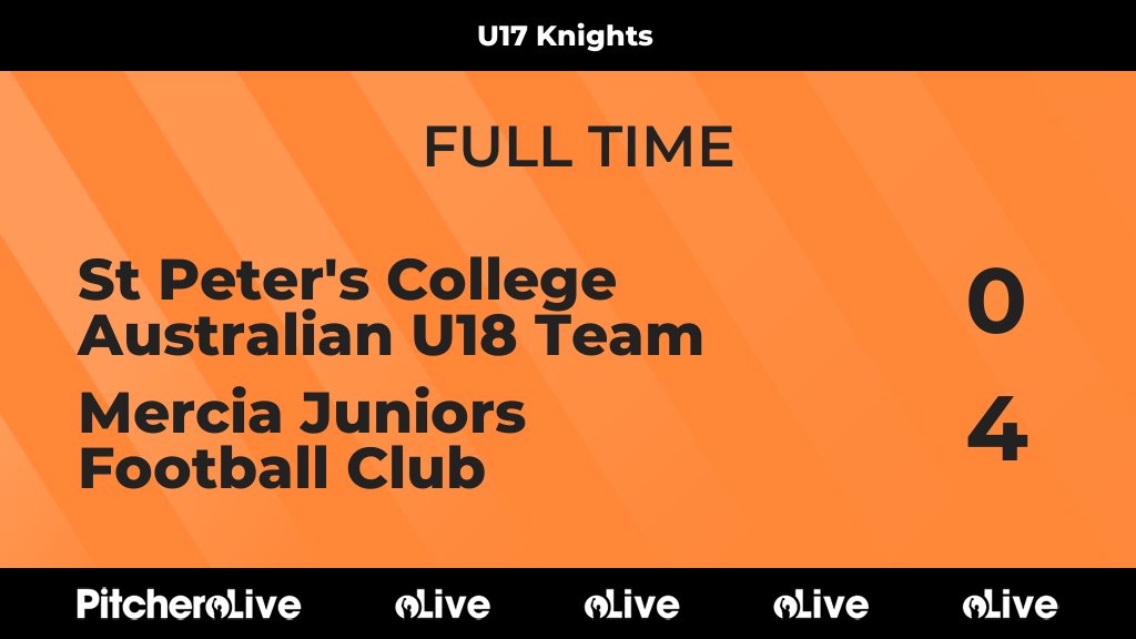 Merciajfc's tweet photo. FULL TIME: St Peter's College Australian U18 Team 0 - 4 Mercia Juniors Football Club
#STPMER #Pitchero
https://t.co/euWU2n1d73 https://t.co/eGO7rrdOWG