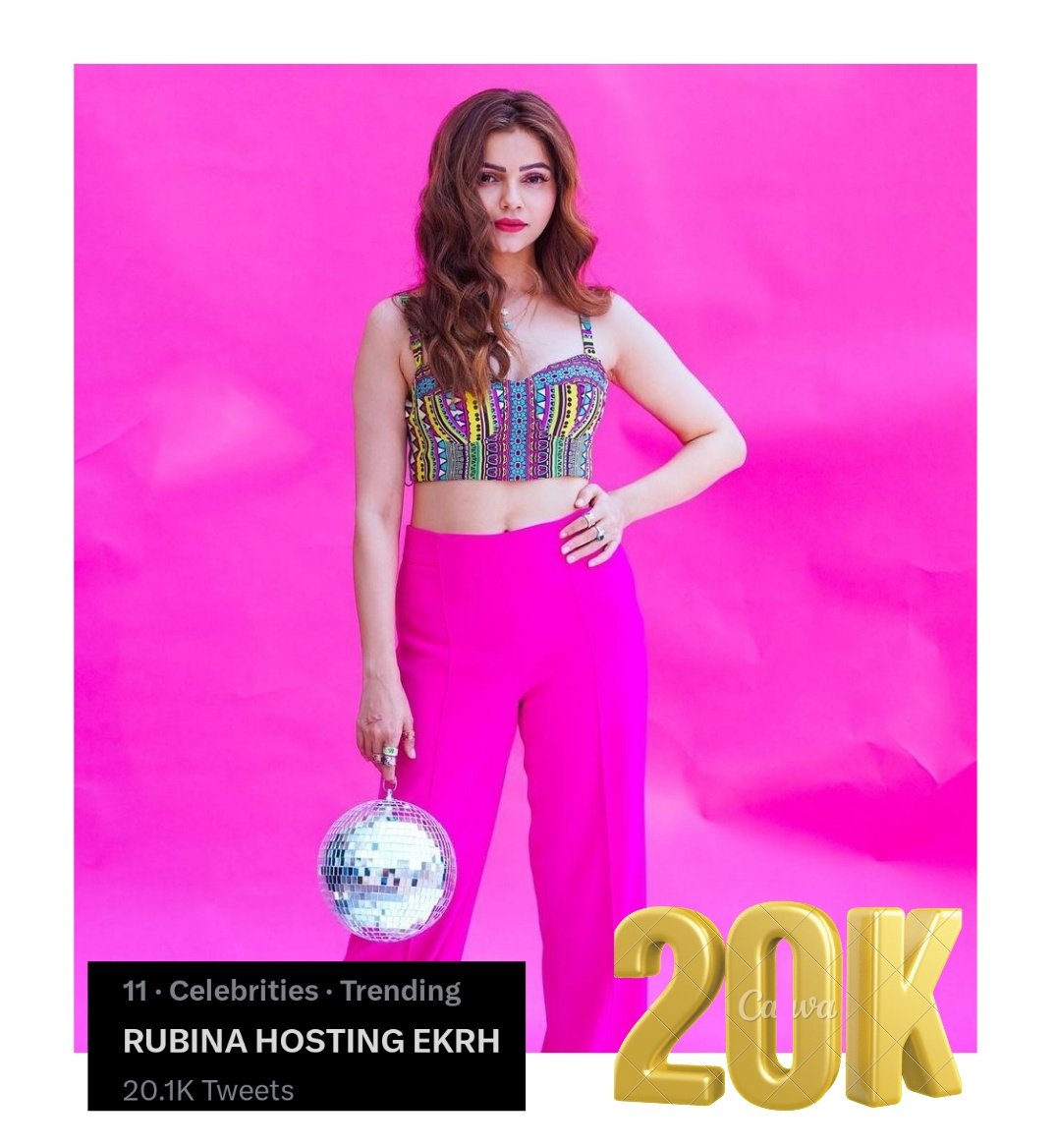 Completed 20K Tweets , speed up guys

RUBINA HOSTING EKRH #RubinaDilaik