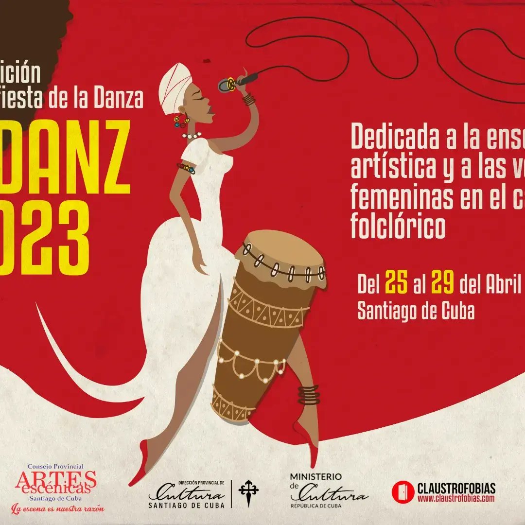 StgoEscena's tweet photo. 🪘💃🏼 Nivel 10 desbloqueado.

👉🏻XIII Edición de la Fiesta de la Danza FIDANZ 2023, del 25 al 29 de abril

🔴 Dedicada a la Enseñanza  Artística y a las Voces Femeninas en el Canto Folclórico.
.
.
.
#Fidanz2023
#artesescénicasstgo https://t.co/P97ApA447O