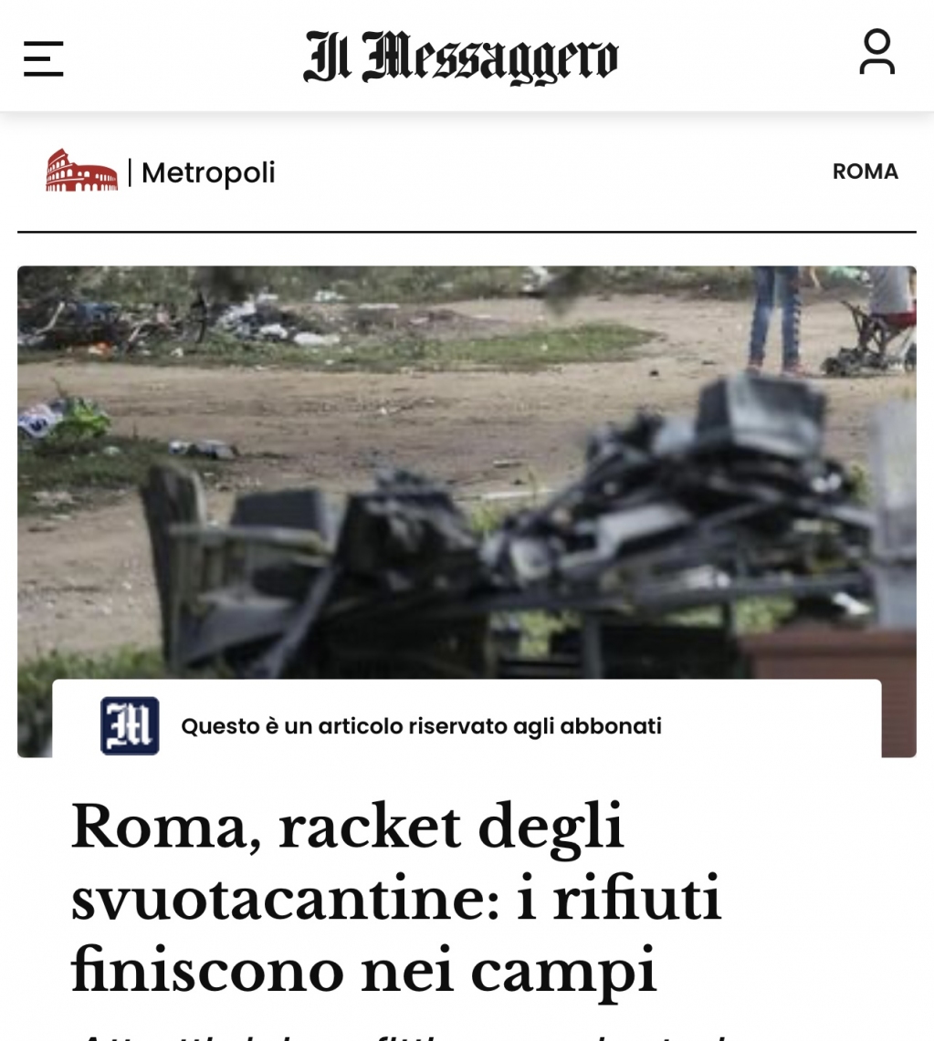 Retake_Roma's tweet photo. «Gli investigatori dell'Antimafia sono chiari: il business dello smaltimento dei #rifiuti è il secondo più redditizio dopo quello della droga. E lo sanno bene i clan che si stanno riorganizzando nella Capitale...», articolo completo sul sito de @ilmessaggeroit  . #Roma #ambiente https://t.co/QzqEbif4Jo