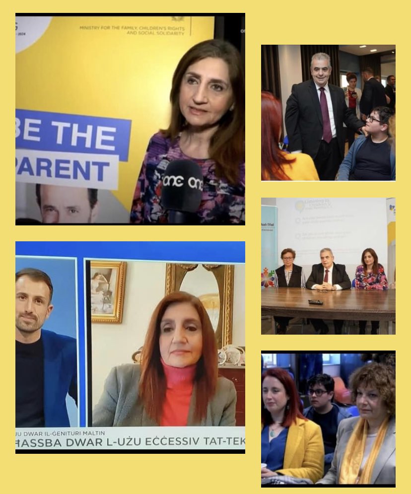 ruth_sciberras's tweet photo. Promoting the launch,  ‘Listening to Children and their Families’. It was organised jointly by Positive Parenting Malta and the Commissioner for Children in collaboration with BeSmartOnline.  Actively listening to adolescents and families about the excessive use of social media. https://t.co/bObIYcPT20