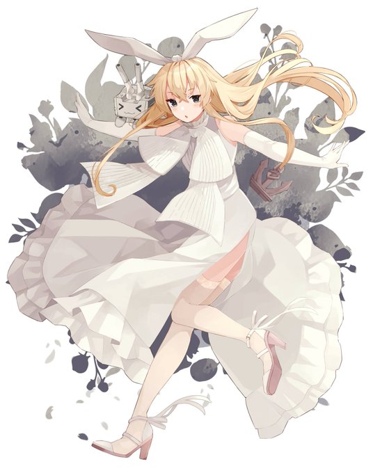 「shimakaze (kancolle) white background」Fan Art(Latest)