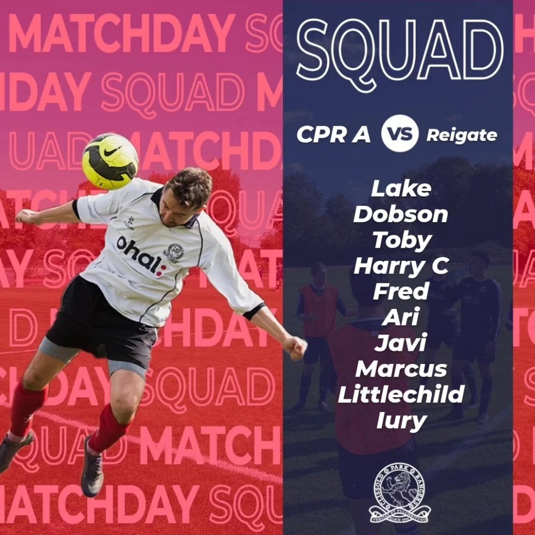 A battle for numbers this week, but we've managed to pull together two sides with real quality. Let's have that #6pointSaturday lads #forza