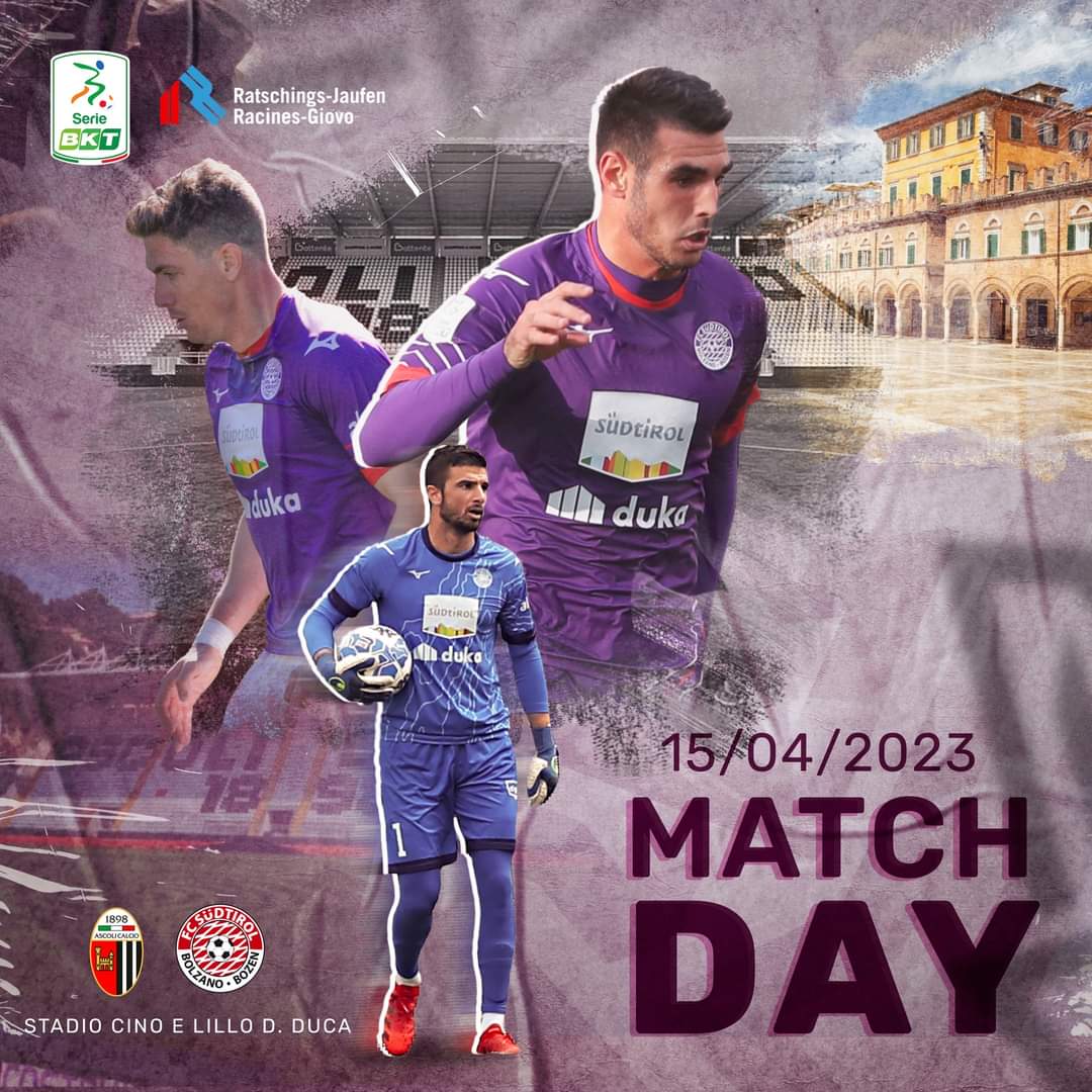 fclubsuedtirol's tweet photo. ⚪️MATCHDAY🔴
🆚 @ascolicalciofc
🏆 Serie B - 33a giornata
🏟 Stadio "Del Duca", Ascoli
⌚️ Ore 14.00
#ASCFCS #AscoliFCSüdtirol #SerieB #SerieBKT #Whitereds https://t.co/Ilcb4oEt65