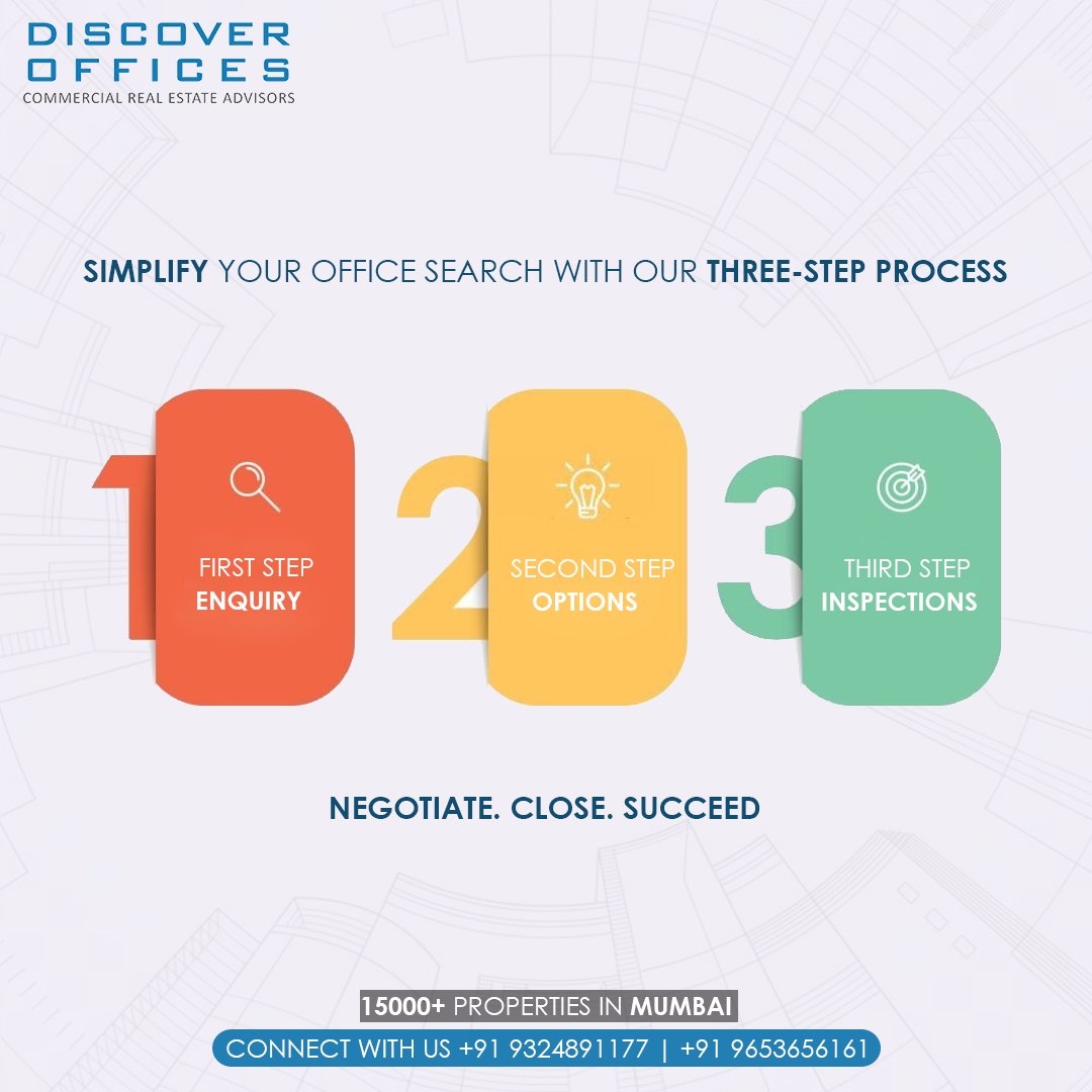 DiscoverOffices's tweet photo. There’s more to getting an office space than what meets the eye. Get in touch with us right away to know more.

Call us to know more: +91 9324891177 | +91 9653656161

#DiscoverOffices #CommercialRealestate  #Realestate  #OfficeSpaces  #Buy #Rental #Sell #Mumbai #Bkc #Andheri https://t.co/20CBwmFhyZ