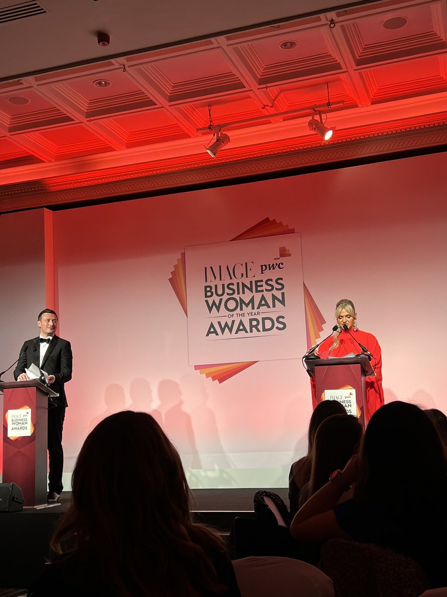 Fab and inspiring evening last night at the @image_magazine PwC businesswoman of the year awards. Wonderful to see women’s incredible work recognised in the various catagories. A huge congratulations to all the winners #woty23