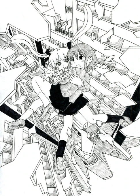 #上手いとか下手とかそういうのは関係なく自分が気に入っている絵を4枚選ぶ 