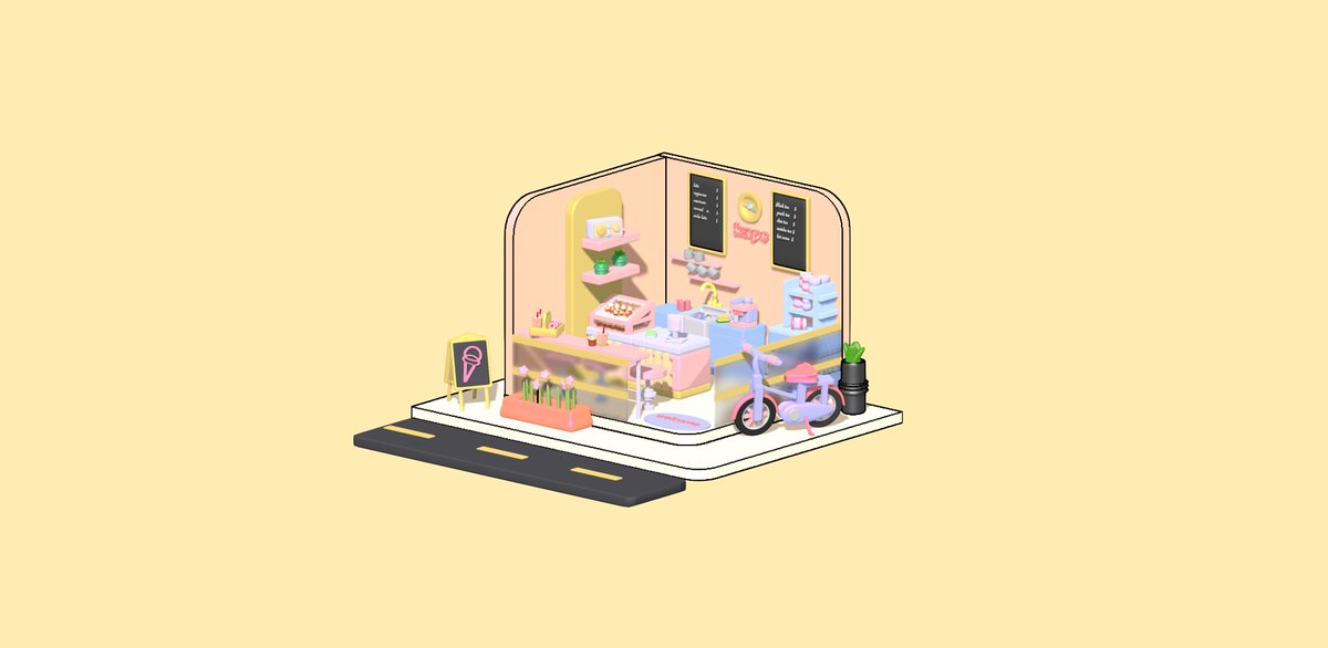 vanillyadream's tweet image. #spline #3Dmodeling #breakfasttable #3d #3dart #3ddesign #game #blender #render