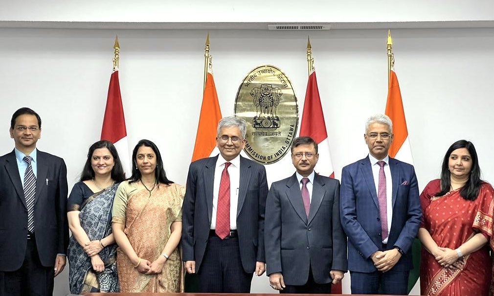 Vani Rao 🇮🇳 (@vanirao1) on Twitter photo In Canada with Secretary (East) <a href="/AmbSaurabhKumar/">Saurabh Kumar</a>, High Commissioner Sanjay Kumar Verma, Consul General in Toronto <a href="/_apoorvasri/">Apoorva Srivastava</a>, Consul General in Vancouver, Manish Kumar & other colleagues In Canada with Secretary (East) <a href="/AmbSaurabhKumar/">Saurabh Kumar</a>, High Commissioner Sanjay Kumar Verma, Consul General in Toronto <a href="/_apoorvasri/">Apoorva Srivastava</a>, Consul General in Vancouver, Manish Kumar & other colleagues