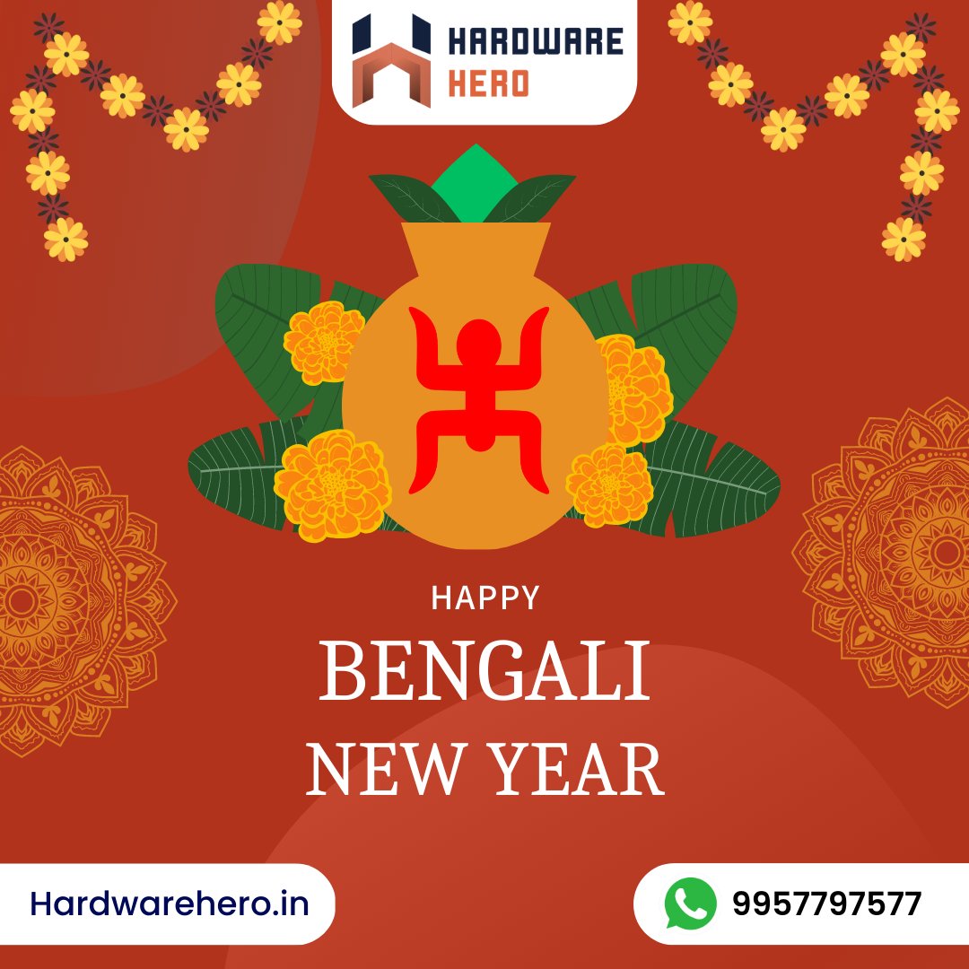 hardware_hero's tweet photo. Wishing you all a year filled with happiness, prosperity, and success. Shubho Noboborsho! #BengaliNewYear #ShubhoNoboborsho #hardwareheroin https://t.co/koD1dh41sR
