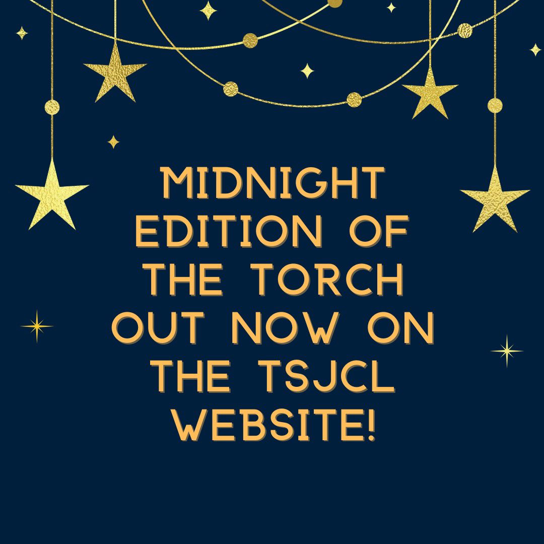 tsjcl's tweet photo. Visit the TSJCL website to see the new edition of The Torch! https://t.co/LBme5YZoHP