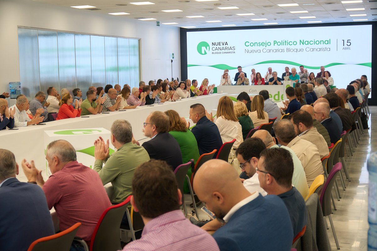 NuevaCanariasBC's tweet photo. 💚 Un Consejo Político-Tagoror Nacional de #Nueva_Canarias-Bloque Canarista ilusionante, en el que sentamos las bases para afrontar la campaña electoral, donde expondremos nuestro trabajo y compromiso por el bienestar de #Canarias.

#ConUstedes 🇮🇨 https://t.co/auZaSG1TXA