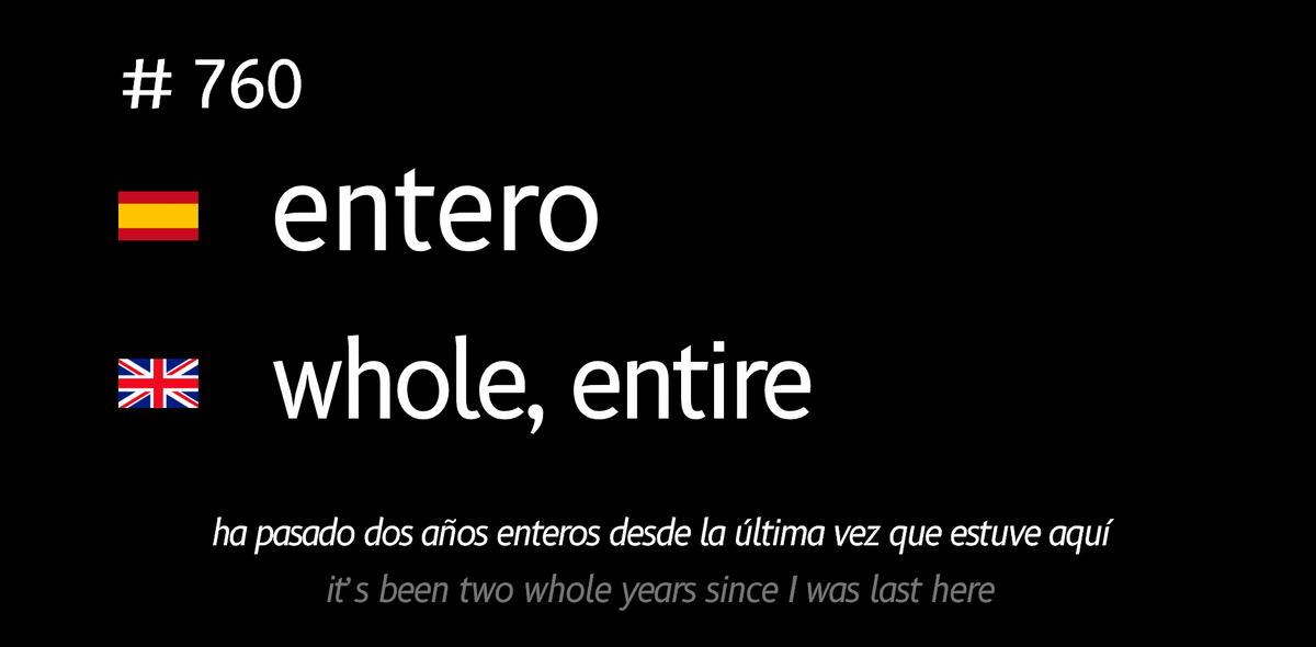 Everyday Spanish - Most Frequent Words (@useful_spanish) on Twitter photo 