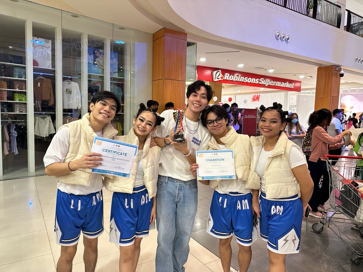 ashs_liam's tweet photo. Congratulations LIAM for winning CHAMPION at the AdDU SEA Fair Group Dance Showdown! Title defended🥇⚡

All your hard work and effort have paid off!🔥

Beyond grateful for these members representing LIAM and coach Andrei Amper for guiding them💃🕺 https://t.co/Yu4pf8CndQ