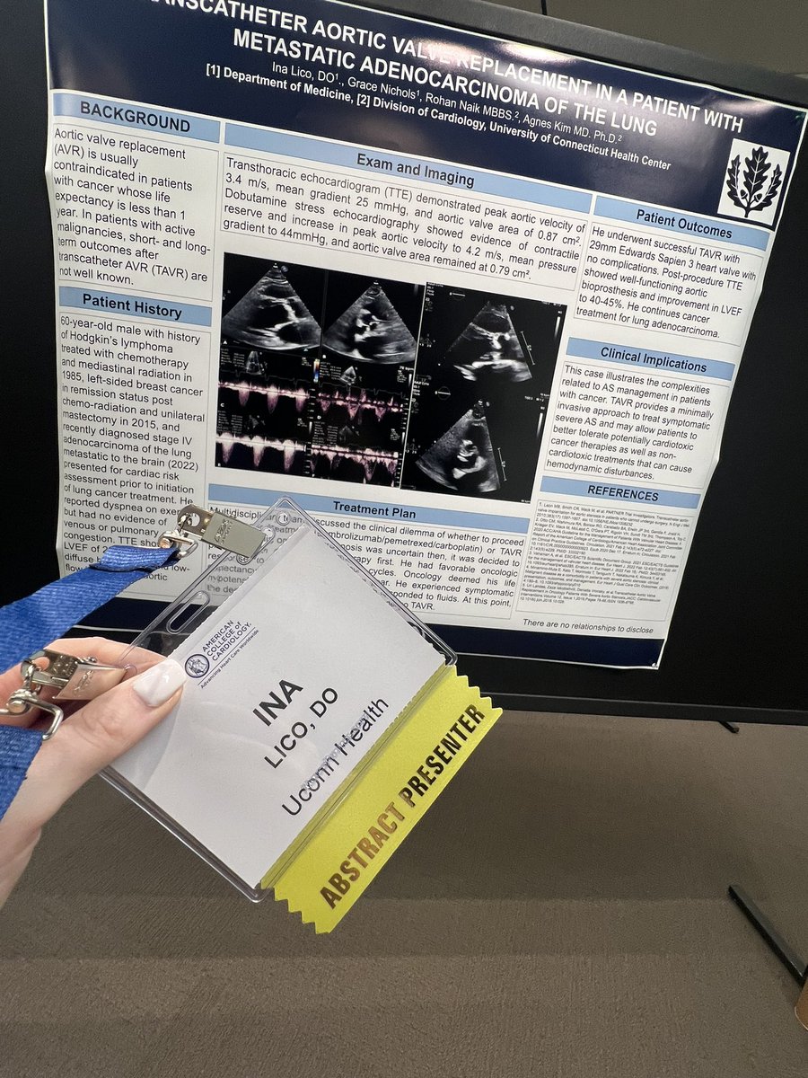 ina_lico's tweet photo. What a beautiful way to start the day 🫀
#AdvancingTheCardiovascularCareOfOncologyPatient #ACC #Cardiology #CardOnc https://t.co/GDqFZQmFMt