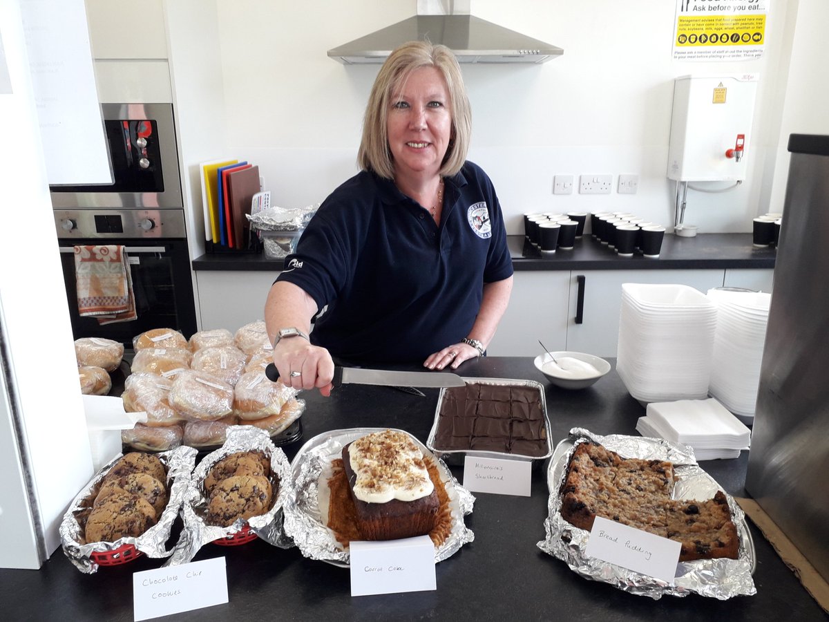 WCFC_Photos's tweet photo. WoW! 🤤 Mel's marvellous creations are on offer at @WorcesterCityFc TODAY! 🍰🥧 https://t.co/5eHfIkQElF