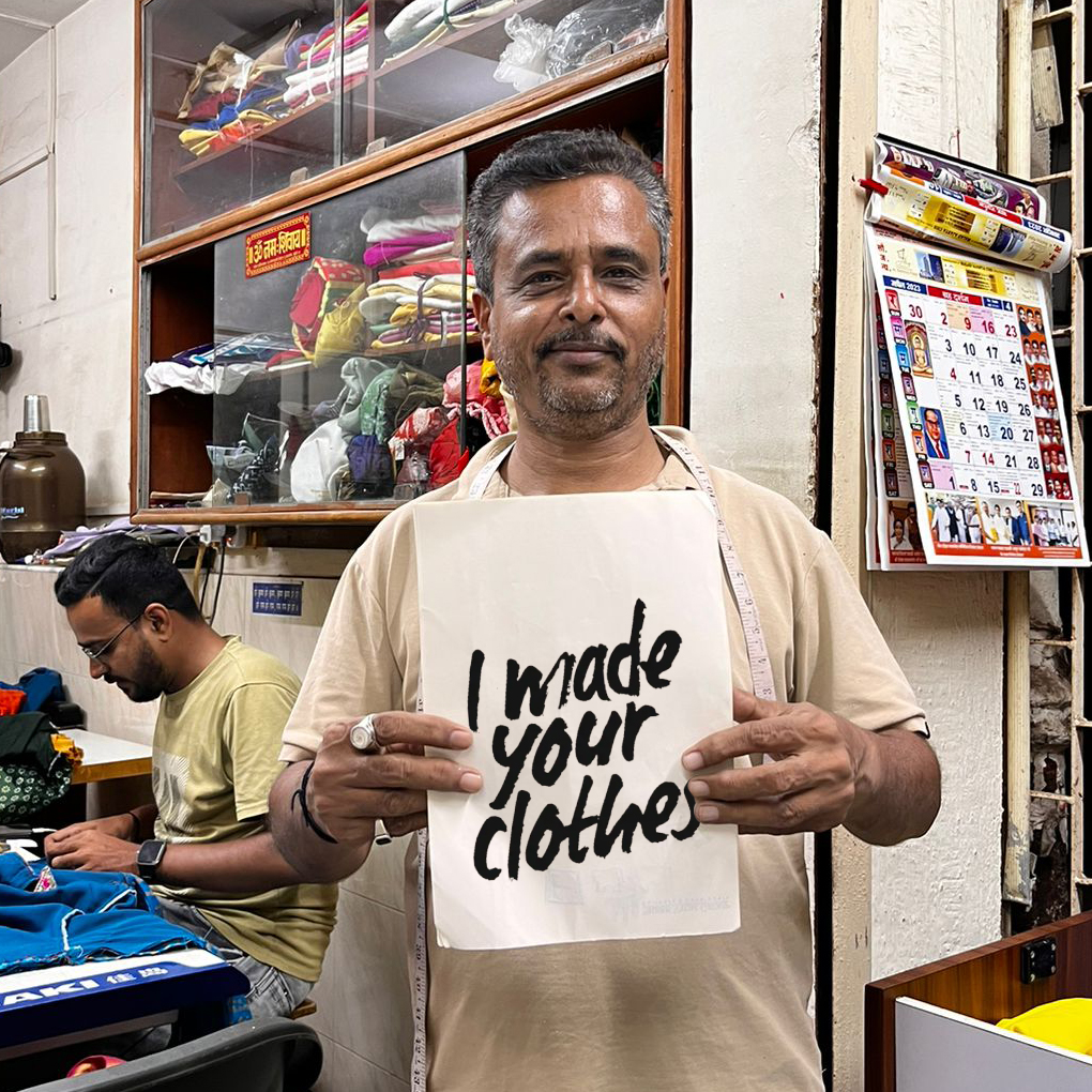 KiRu_india's tweet photo. Jagdish ji works very hard to make your clothes. So if you ever wonder #whomademyclothes you have your answer. We are joining the revolution with Fashion Revolution India and trying to promote an ethical and sustainable fashion industry that values both people and the planet. https://t.co/5fWTAH1FsU