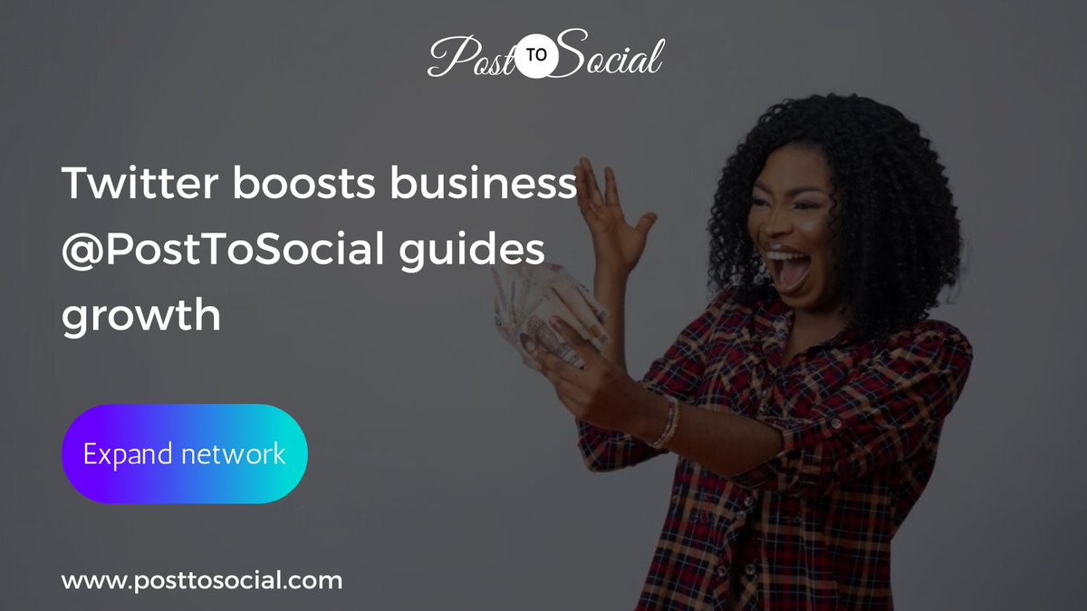 posttosocial's tweet photo. Twitter can help your business grow. More brand exposure means more money. 
It takes time and effort to build online relationships with your target demographic. Let @PostToSocial show you the way.
#PostToSocial #SocialMediaMarketing #businessgrowth 

https://t.co/c1sbO077rE https://t.co/RFWRWulcx0