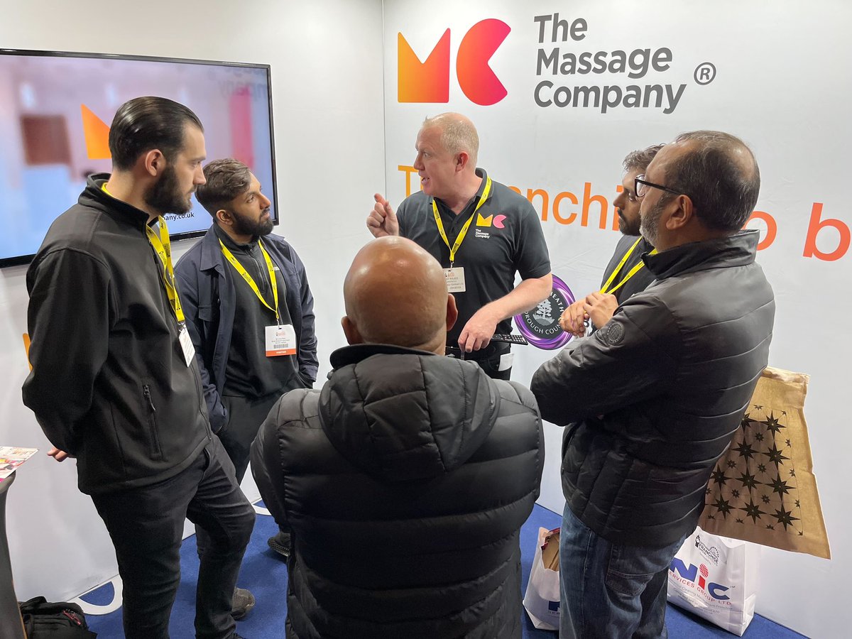 Wow / what a day so far <a href="/FranchiseShowUK/">The International Franchise Show UK</a> #themassagecompany